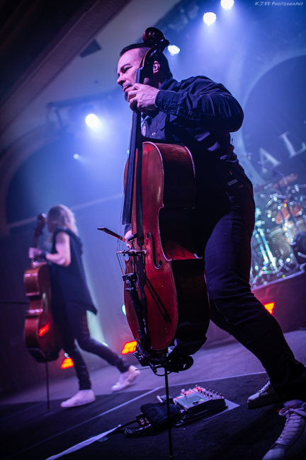 Apocalyptica, Crystal Ballroom, photo by Kevin Pettigrew