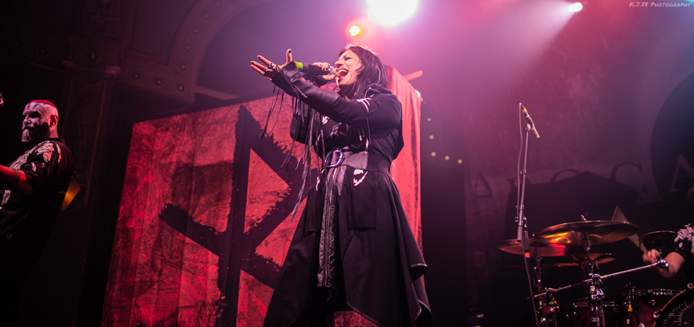 Lacuna Coil, Crystal Ballroom, photo by Kevin Pettigrew