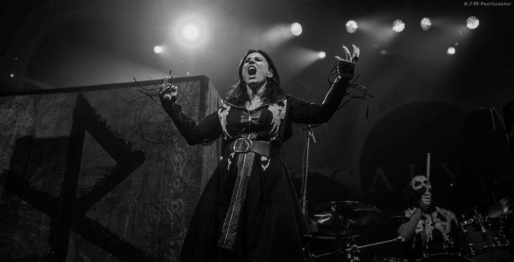 Lacuna Coil, Crystal Ballroom, photo by Kevin Pettigrew