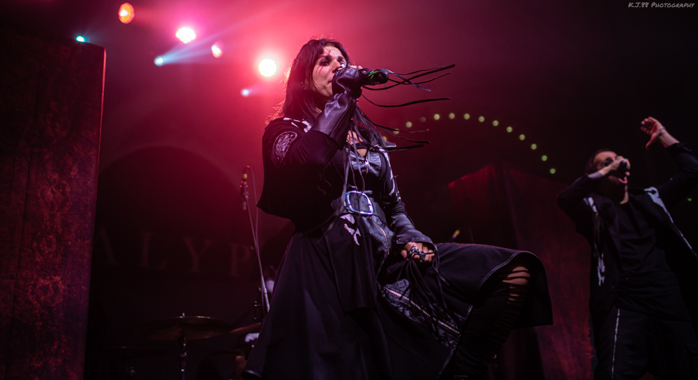 Lacuna Coil, Crystal Ballroom, photo by Kevin Pettigrew
