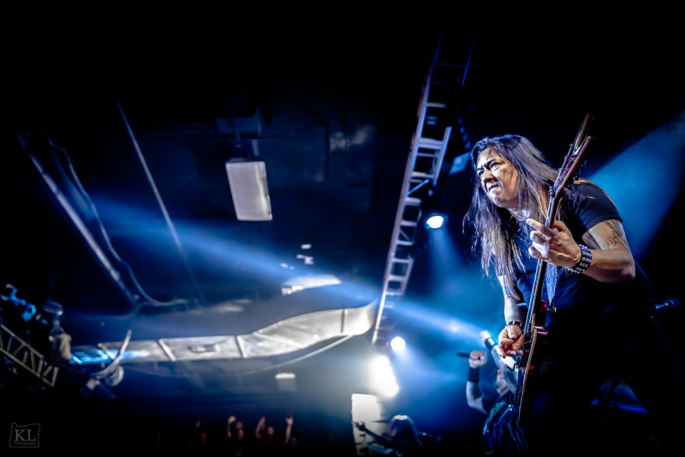 Testament, Roseland Theater, photo by Kris Luke