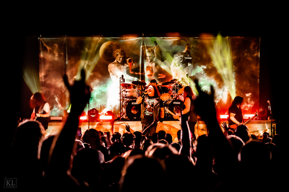 Testament, Roseland Theater, photo by Kris Luke