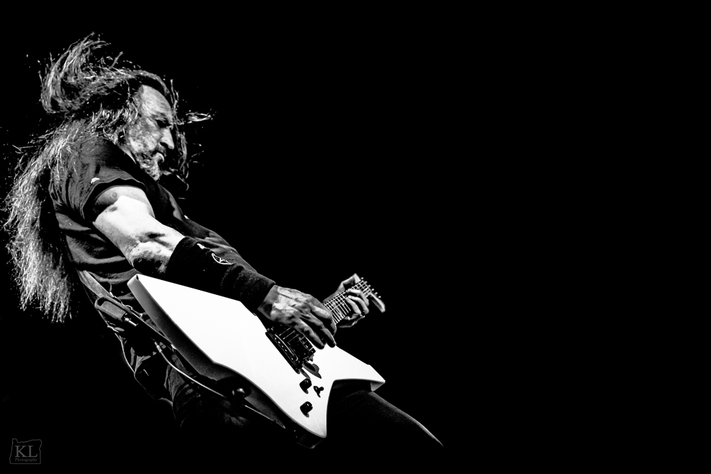 Exodus, Roseland Theater, photo by Kris Luke