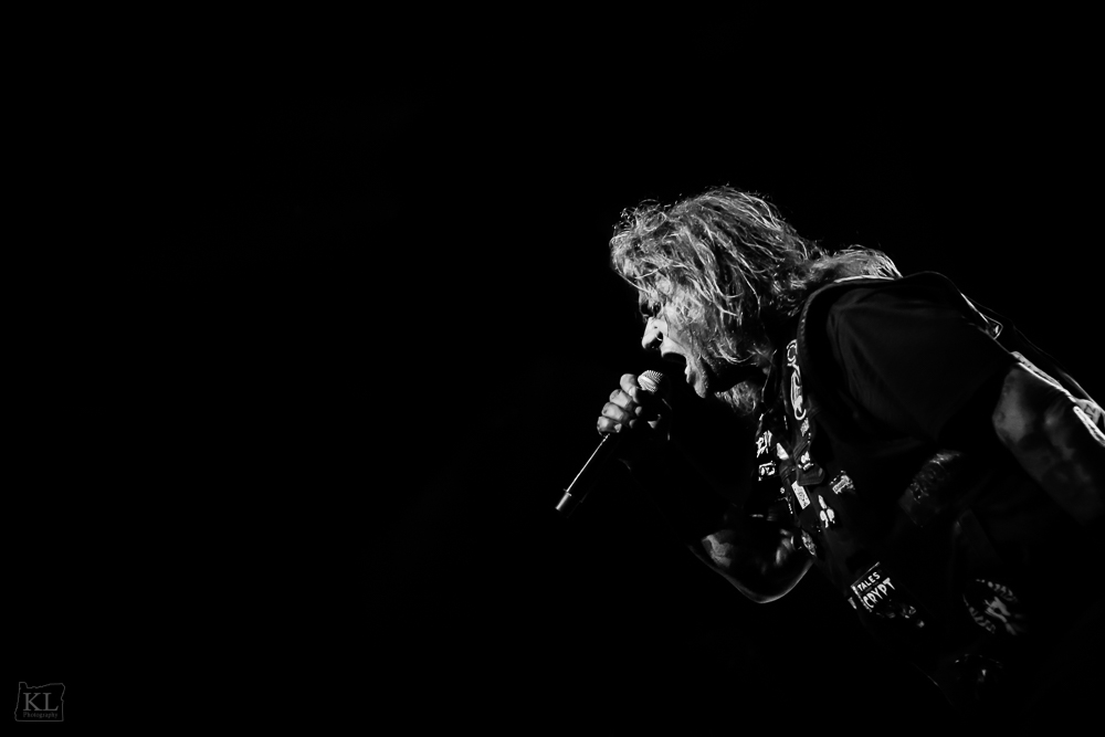 Exodus, Roseland Theater, photo by Kris Luke