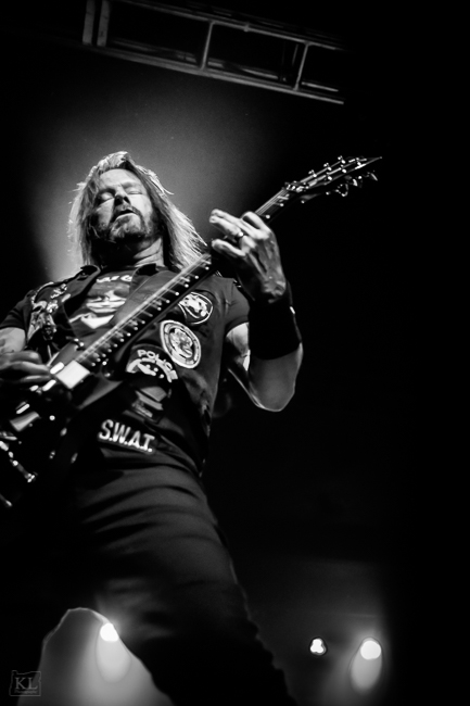 Exodus, Roseland Theater, photo by Kris Luke