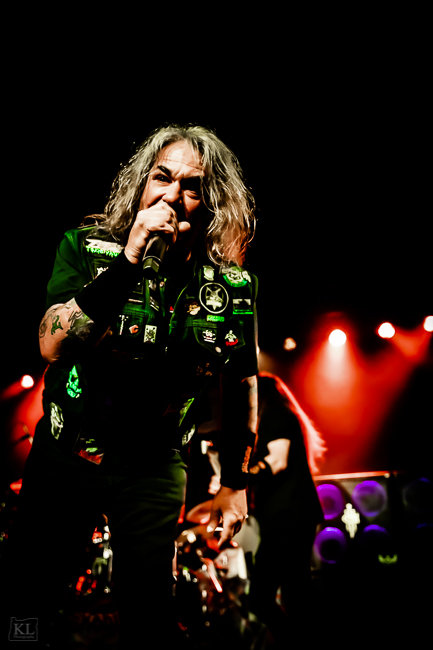 Exodus, Roseland Theater, photo by Kris Luke