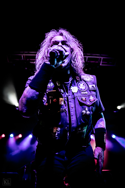 Exodus, Roseland Theater, photo by Kris Luke
