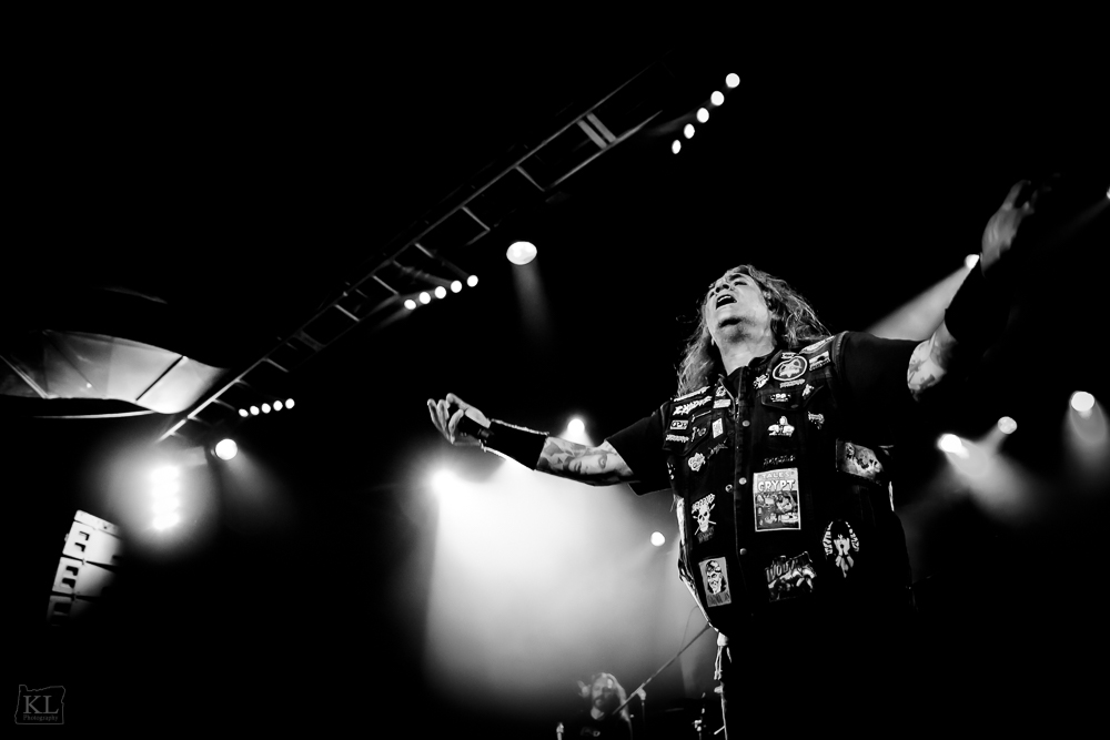 Exodus, Roseland Theater, photo by Kris Luke