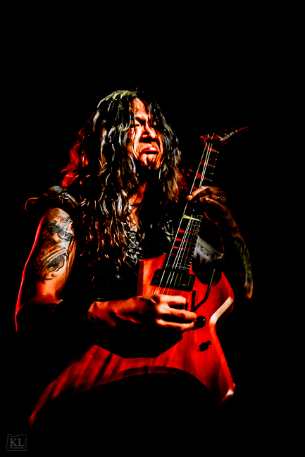 Death Angel, Roseland Theater, photo by Kris Luke