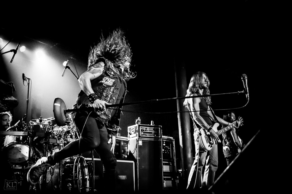 Death Angel, Roseland Theater, photo by Kris Luke