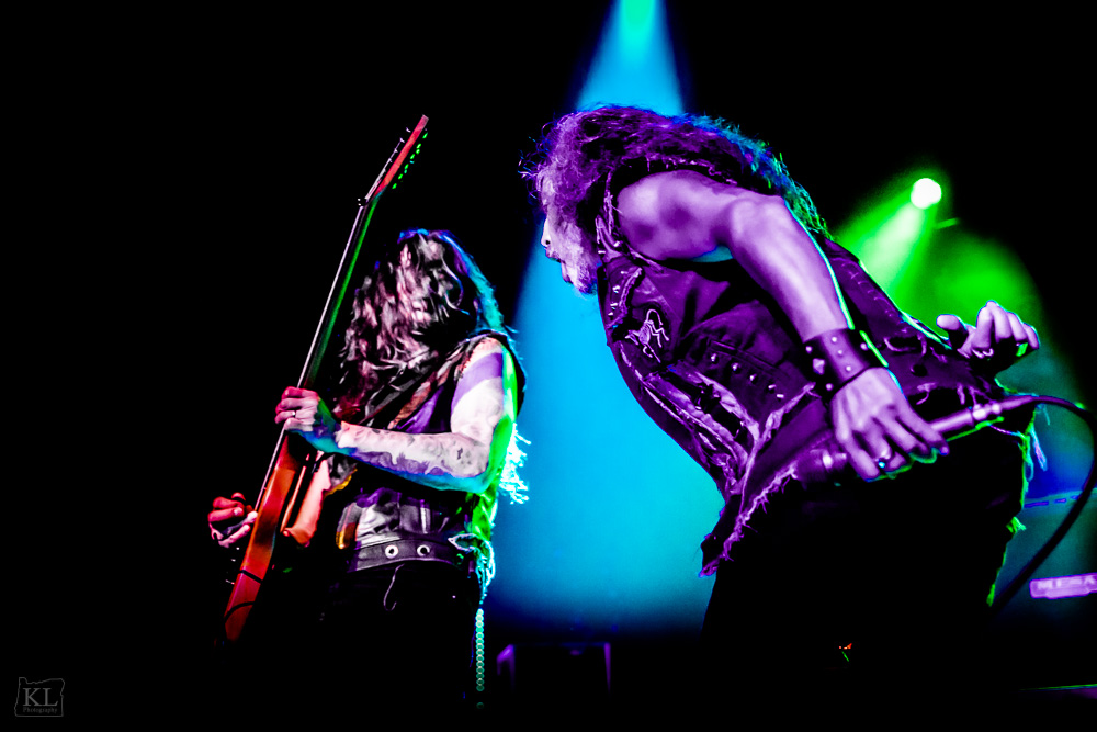 Death Angel, Roseland Theater, photo by Kris Luke