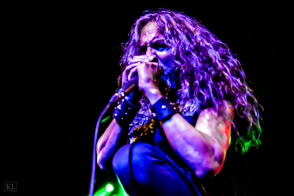 Death Angel, Roseland Theater, photo by Kris Luke