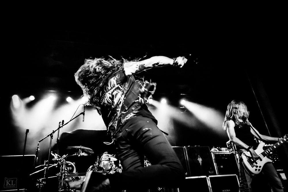 Death Angel, Roseland Theater, photo by Kris Luke