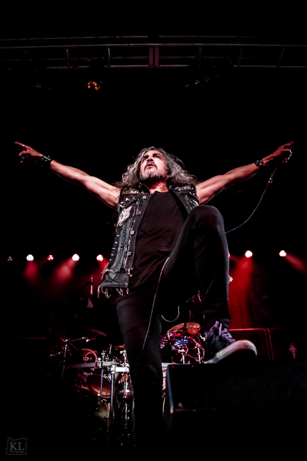 Death Angel, Roseland Theater, photo by Kris Luke