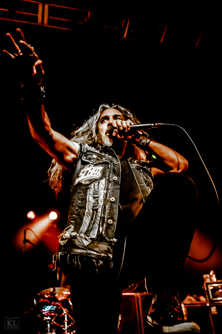 Death Angel, Roseland Theater, photo by Kris Luke