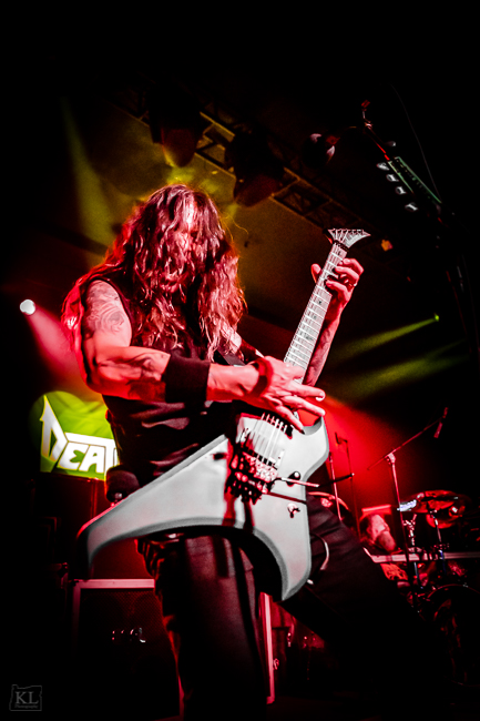 Death Angel, Roseland Theater, photo by Kris Luke