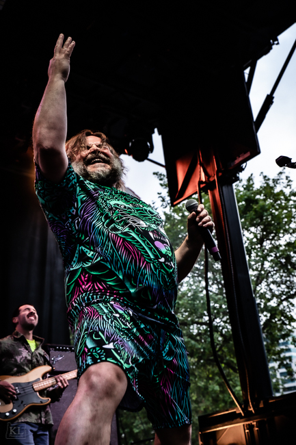 Tenacious D, Pioneer Courthouse Square, photo by Kris Luke