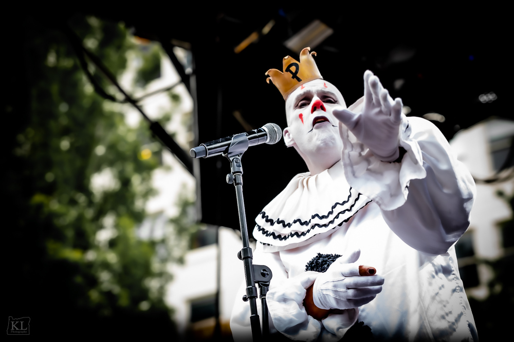 Puddles Pity Party, Pioneer Courthouse Square, photo by Kris Luke