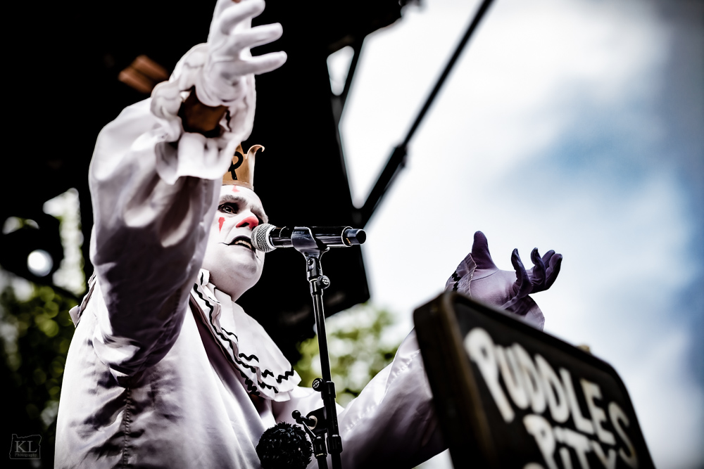 Puddles Pity Party, Pioneer Courthouse Square, photo by Kris Luke