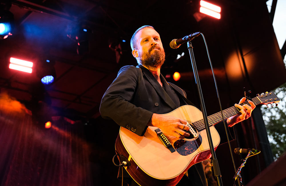 Father John Misty, Pioneer Courthouse Square, photo by Joe Duquette