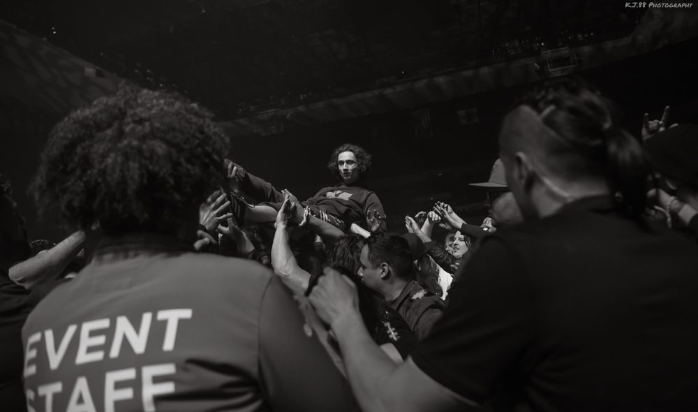 Gojira, Veterans Memorial Coliseum, photo by Kevin Pettigrew