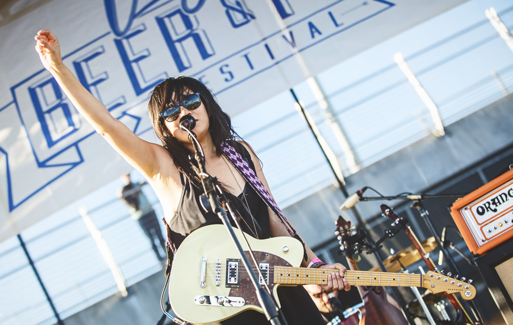 Thao & The Get Down Stay Down, Vegan Beer & Food Festival, Zidell Yards, photo by Autumn Andel