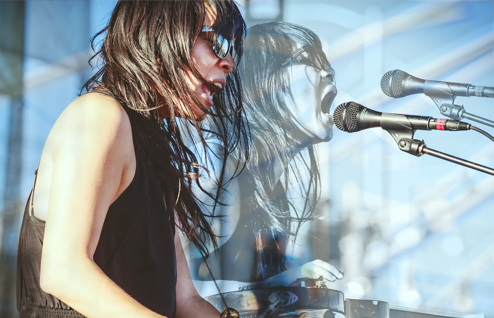 Thao & The Get Down Stay Down, Vegan Beer & Food Festival, Zidell Yards, photo by Autumn Andel