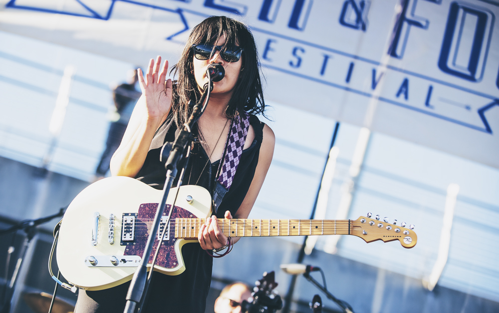 Thao & The Get Down Stay Down, Vegan Beer & Food Festival, Zidell Yards, photo by Autumn Andel