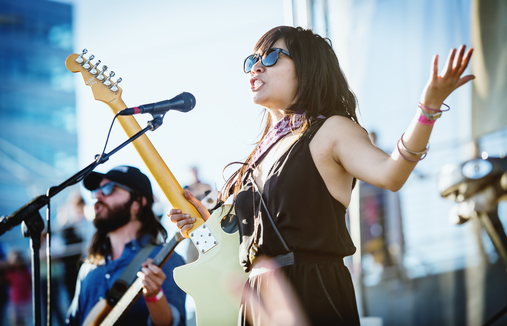 Thao & The Get Down Stay Down, Vegan Beer & Food Festival, Zidell Yards, photo by Autumn Andel