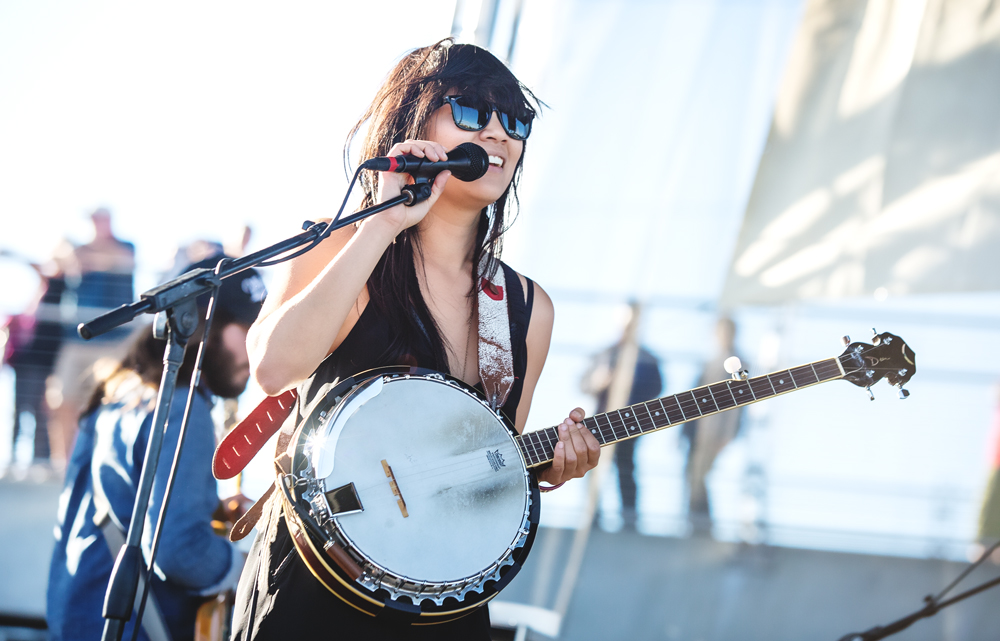 Thao & The Get Down Stay Down, Vegan Beer & Food Festival, Zidell Yards, photo by Autumn Andel