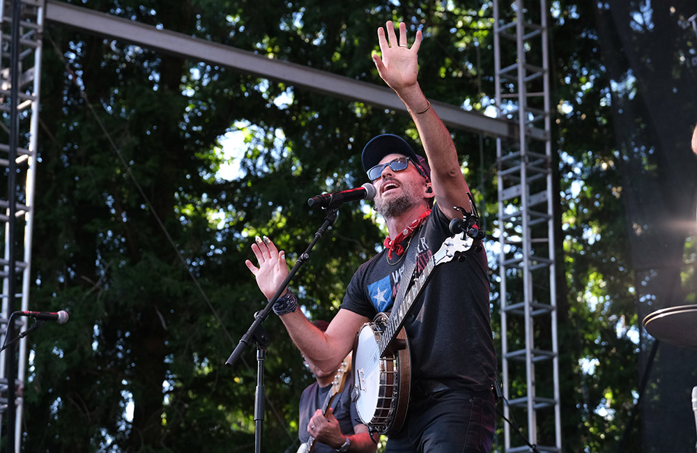 The Avett Brothers, Edgefield Amphitheater, photo by Joe Duquette