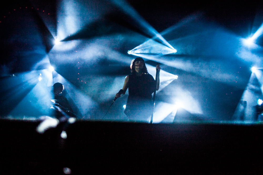 Chvrches, Crystal Ballroom, photo by Tojo Andrianarivo