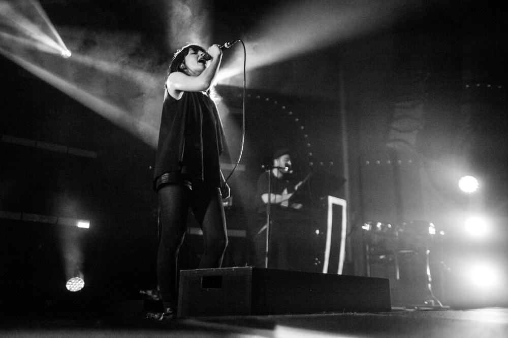 Chvrches, Crystal Ballroom, photo by Tojo Andrianarivo