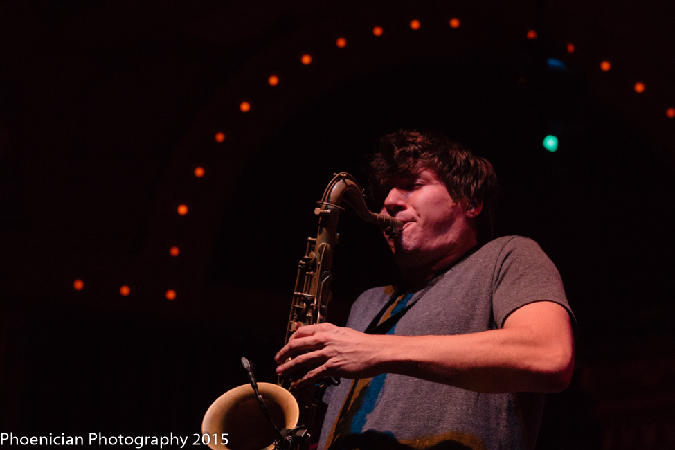 Moon Hooch, Crystal Ballroom, photo by Jennifer Boren