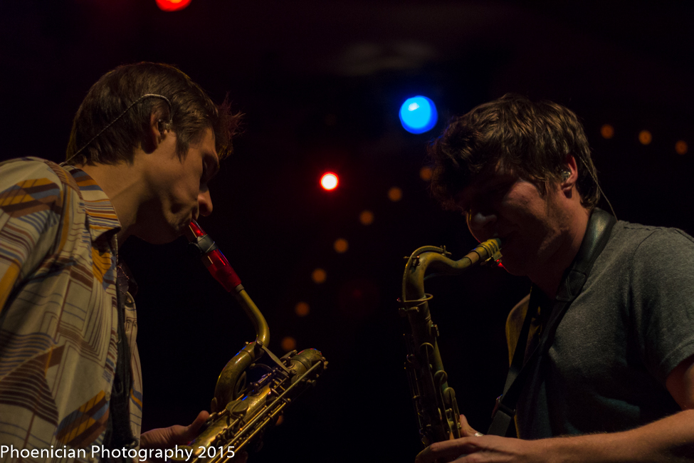 Moon Hooch, Crystal Ballroom, photo by Jennifer Boren