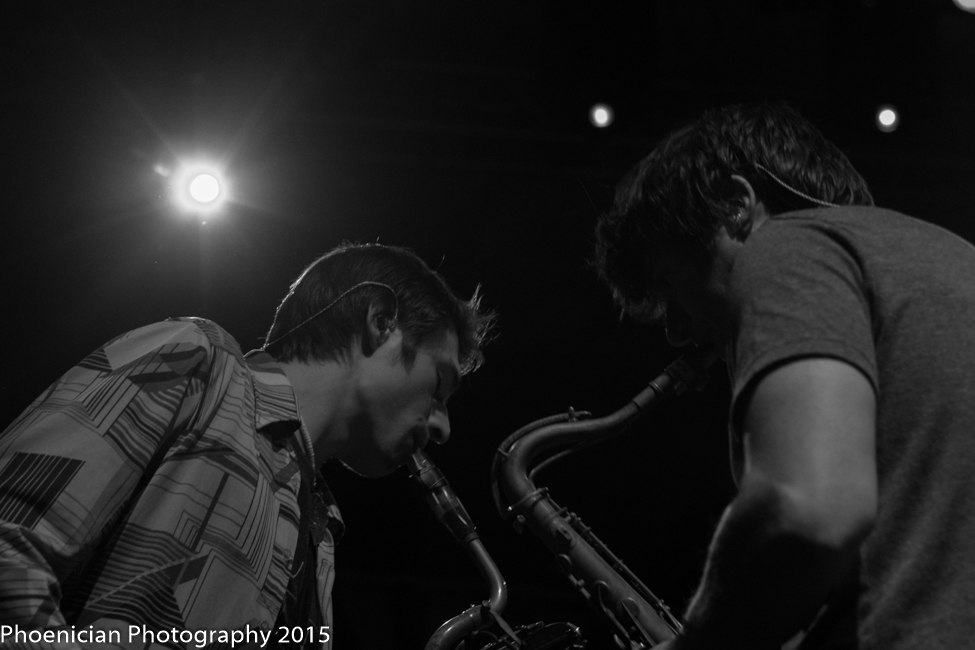 Moon Hooch, Crystal Ballroom, photo by Jennifer Boren