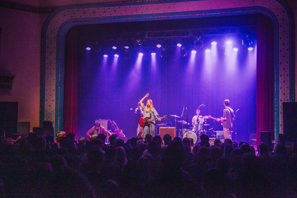Slow Pulp, Aladdin Theater, photo by Blake Sourisseau
