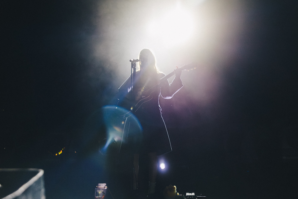 Faye Webster, Edgefield Amphitheater, photo by Blake Sourisseau