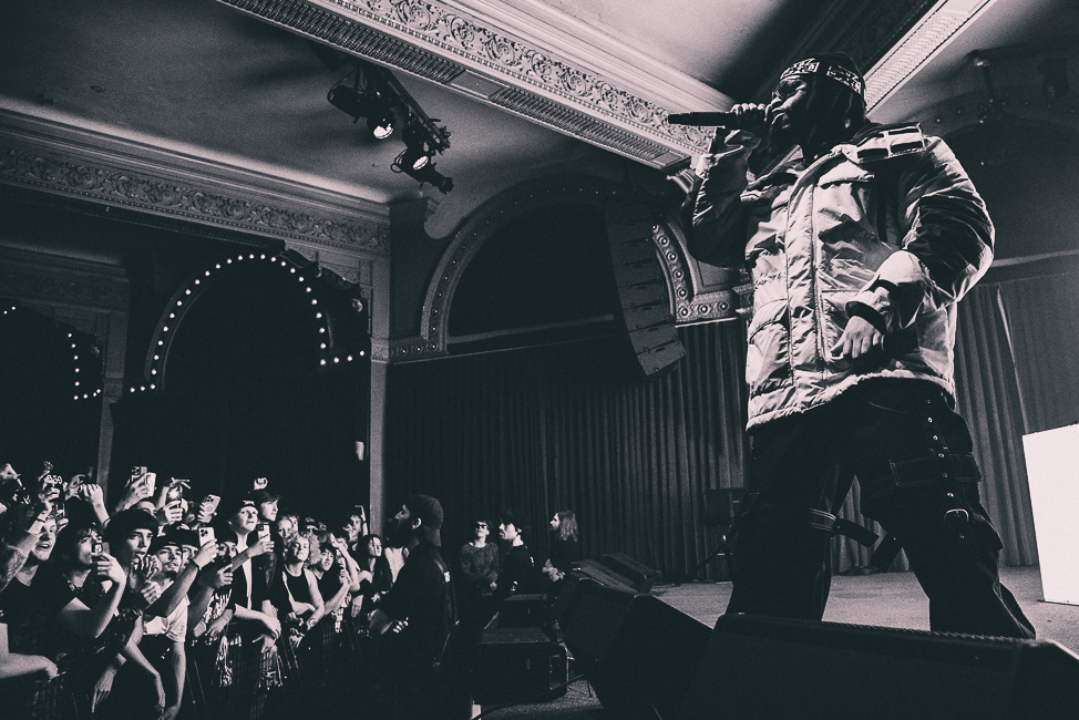 Denzel Curry, Crystal Ballroom, photo by Henry Ward