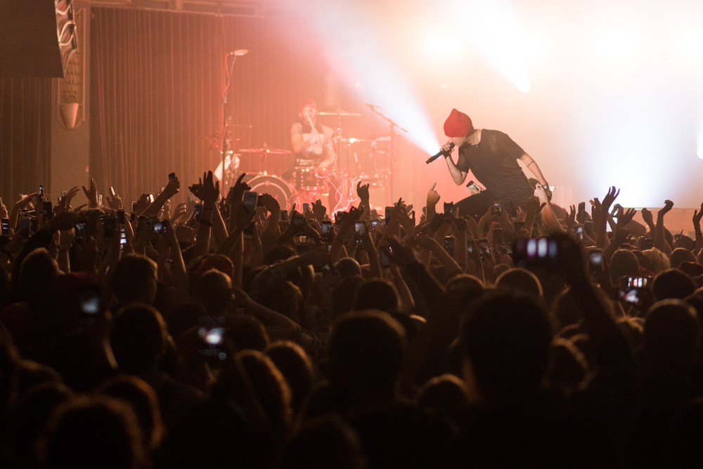 Twenty One Pilots, Crystal Ballroom, 94.7 FM, photo by Kai Hayashi