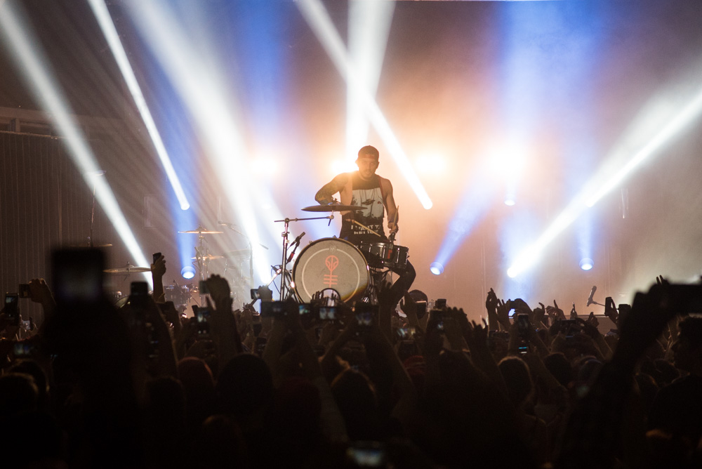 Twenty One Pilots, Crystal Ballroom, 94.7 FM, photo by Kai Hayashi