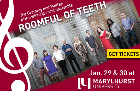 Click to find out more about Roomful of Teeth in concert in St. Anne's Chapel on Saturday, January 30