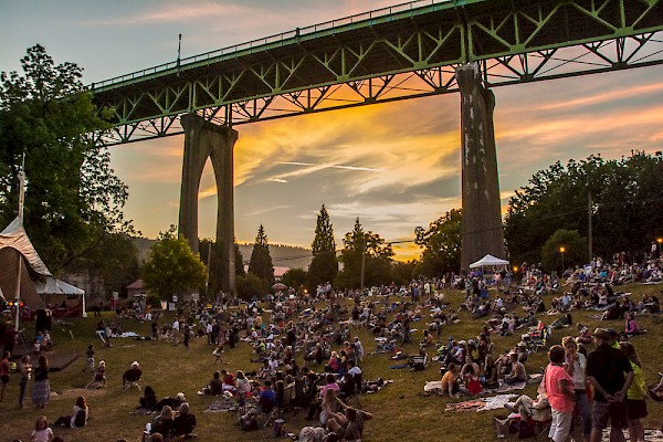 Cathedral Park Jazz Festival: Photo by Image M