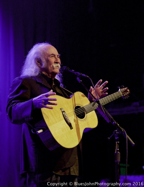 David Crosby, Aladdin Theater, photo by John Alcala