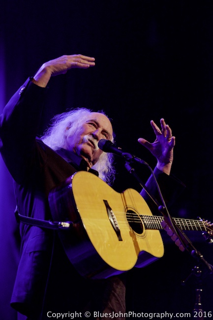 David Crosby, Aladdin Theater, photo by John Alcala