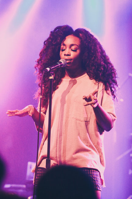 SZA, Wonder Ballroom, Soul'd Out Music Festival, photo by Tojo Andrianarivo