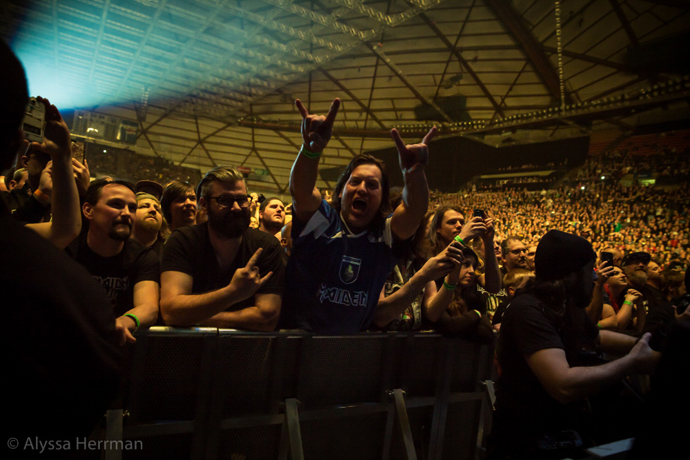 Iron Maiden, Tacoma Dome, photo by Alyssa Herrman