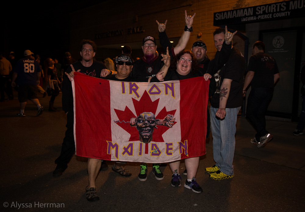 Iron Maiden, Tacoma Dome, photo by Alyssa Herrman