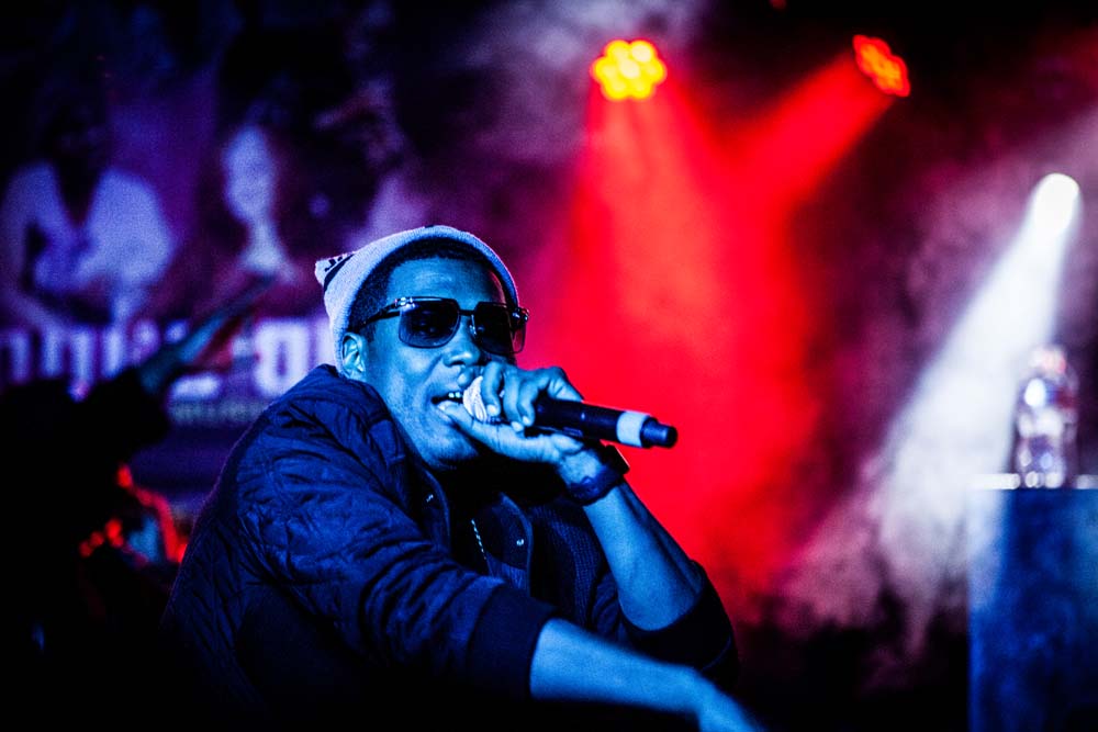 Jay Electronica, Dante's, Soul'd Out Music Festival, photo by Sam Gehrke