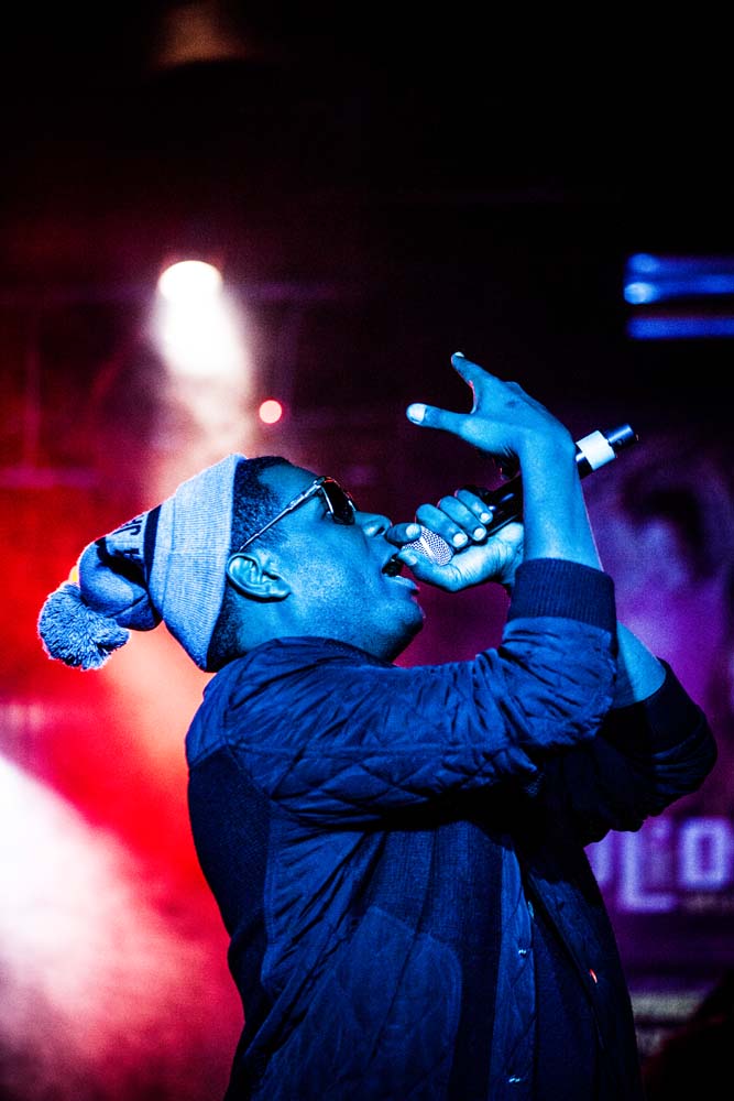 Jay Electronica, Dante's, Soul'd Out Music Festival, photo by Sam Gehrke